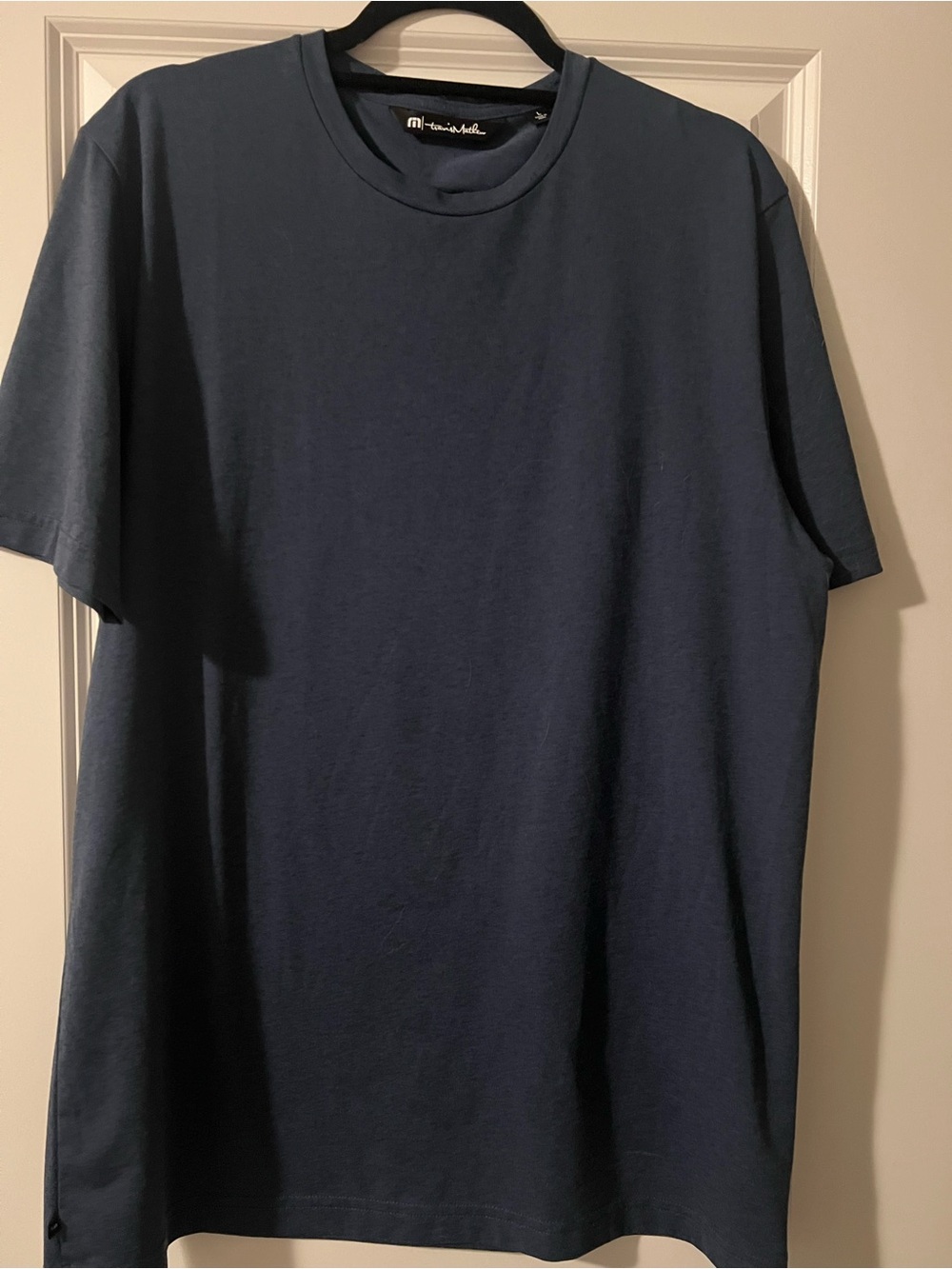 TravisMathew Solid Navy Short Sleeve Crew